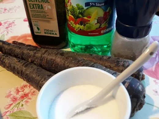 Salat von der lila Karotte - Rezept - Bild Nr. 3