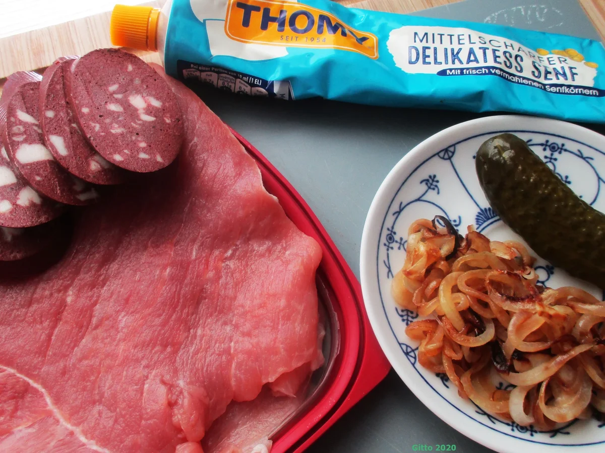 Rezept: Gefülltes Schnitzel Kölsche Art mit Gemüse und Bratkartoffeln Bild Nr. 4 Gefülltes Schnitzel Kölsche Art mit Gemüse und Bratkartoffeln - Rezept - Bild Nr. 4