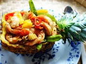 Phoenix und Drache in Ananas - Rezept - Bild Nr. 2