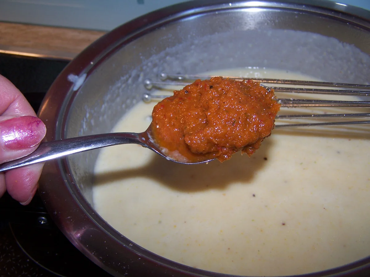 Hähnchenbrust in Bechamel Soße mit Gemüse - Rezept - Bild Nr. 8