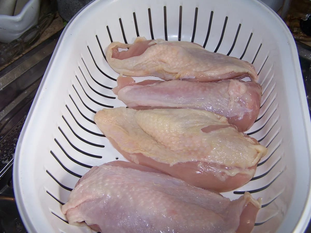 Hähnchenbrust in Bechamel Soße mit Gemüse - Rezept - Bild Nr. 10346