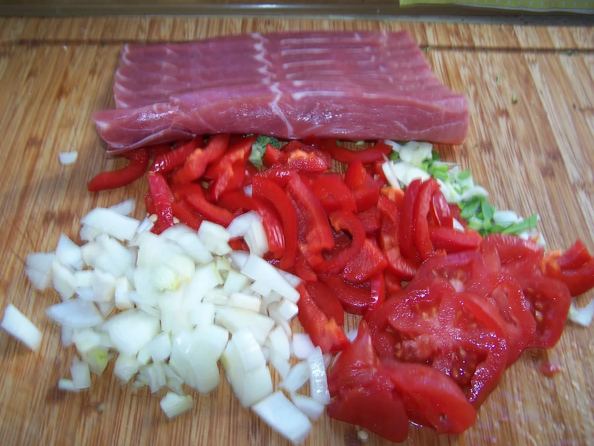 Hähnchenbrust in Bechamel Soße mit Gemüse - Rezept - Bild Nr. 10348