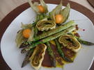 Spargel mit Gemüsemaultaschen in Limetten -Thymian-Dressing - Rezept - Bild Nr. 10341