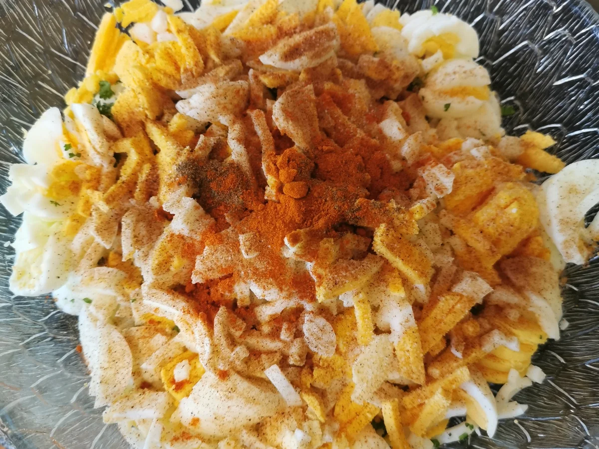 Bunter Eiersalat - Rezept - Bild Nr. 7