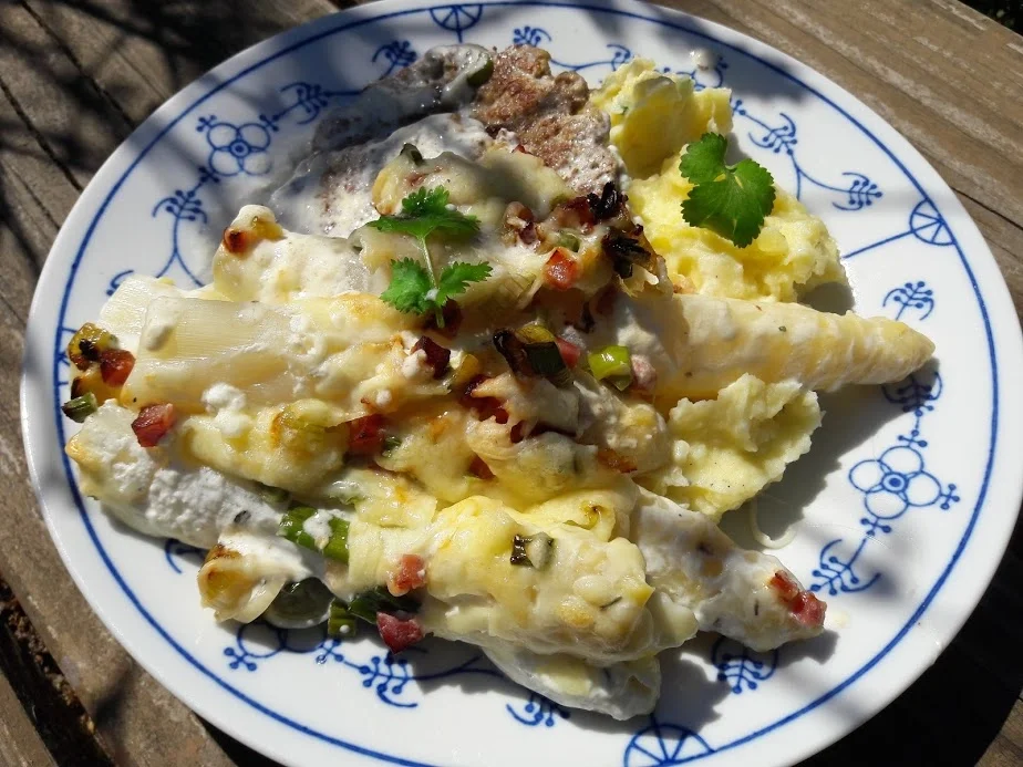 Rezept: Spargel überbacken Bild Nr. 10374 Spargel überbacken - Rezept - Bild Nr. 10374