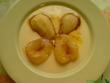 Gebackene Birnen mit Zimt - Rezept