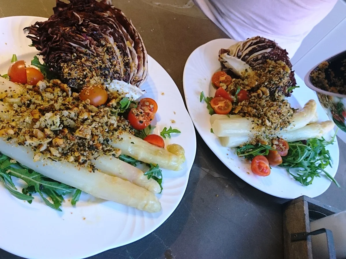 Gegrillter Salat mit Gröstl - Rezept - Bild Nr. 2