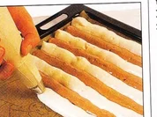 Zebra Biskuitrolle - Rezept