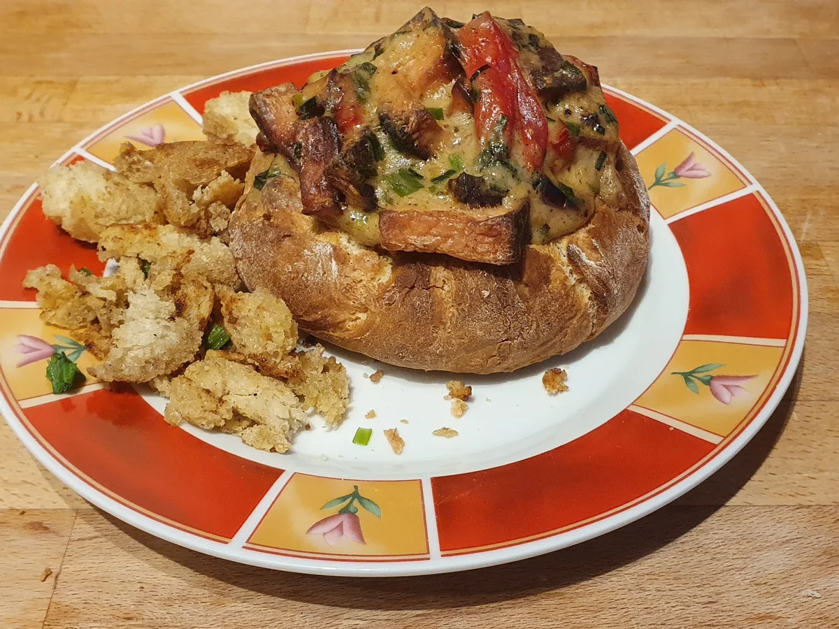 Rezept: gefülltes Brot bzw. Brötchen Bild Nr. 2 gefülltes Brot bzw. Brötchen - Rezept - Bild Nr. 2