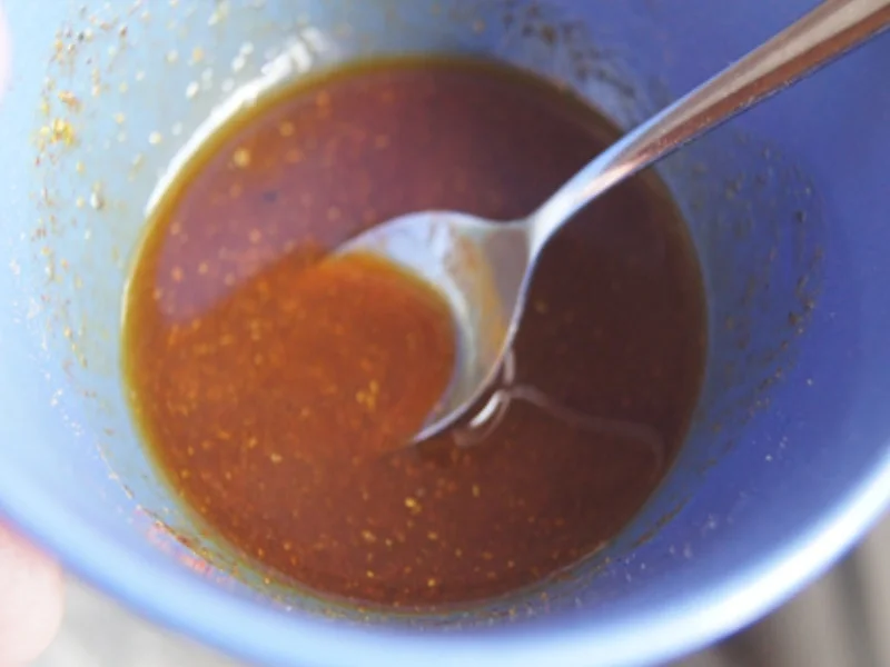 Gebratene Hähnchenkeulen mit Zucchini Spaghetti - Rezept - Bild Nr. 6