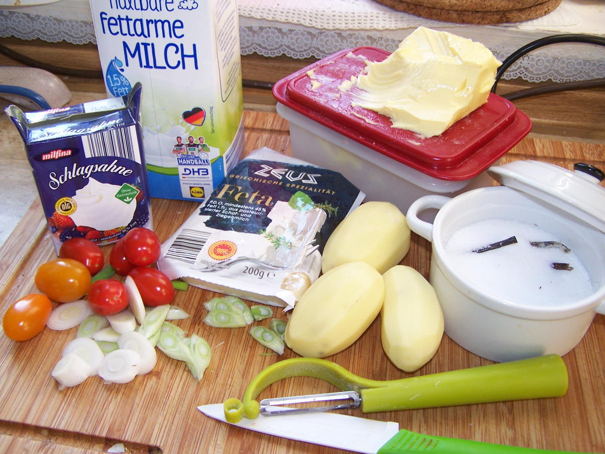 Spargel-Gratin mit Feta Käse überbacken - Rezept - Bild Nr. 10369