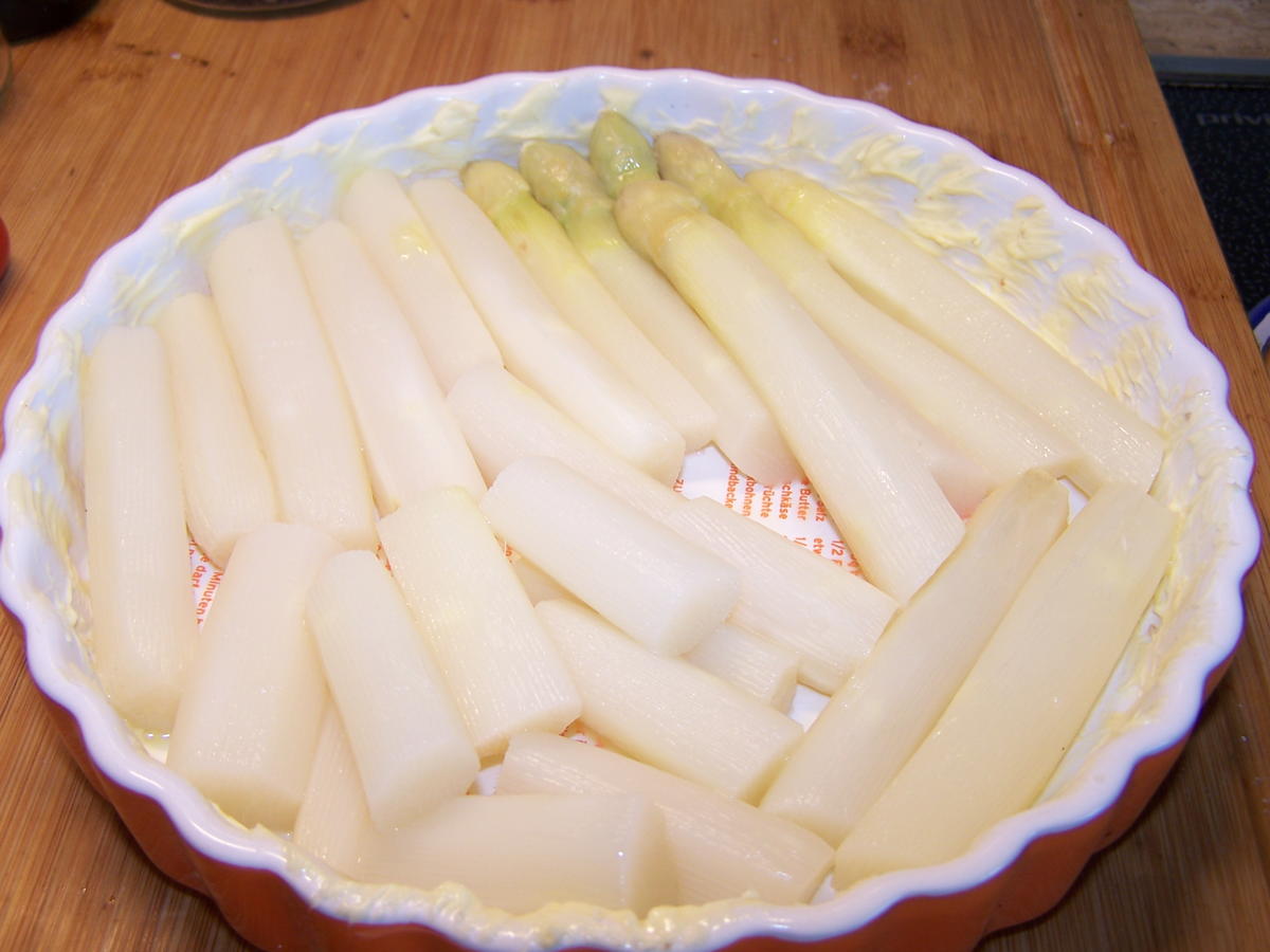 Spargel-Gratin mit Feta Käse überbacken - Rezept - Bild Nr. 10372