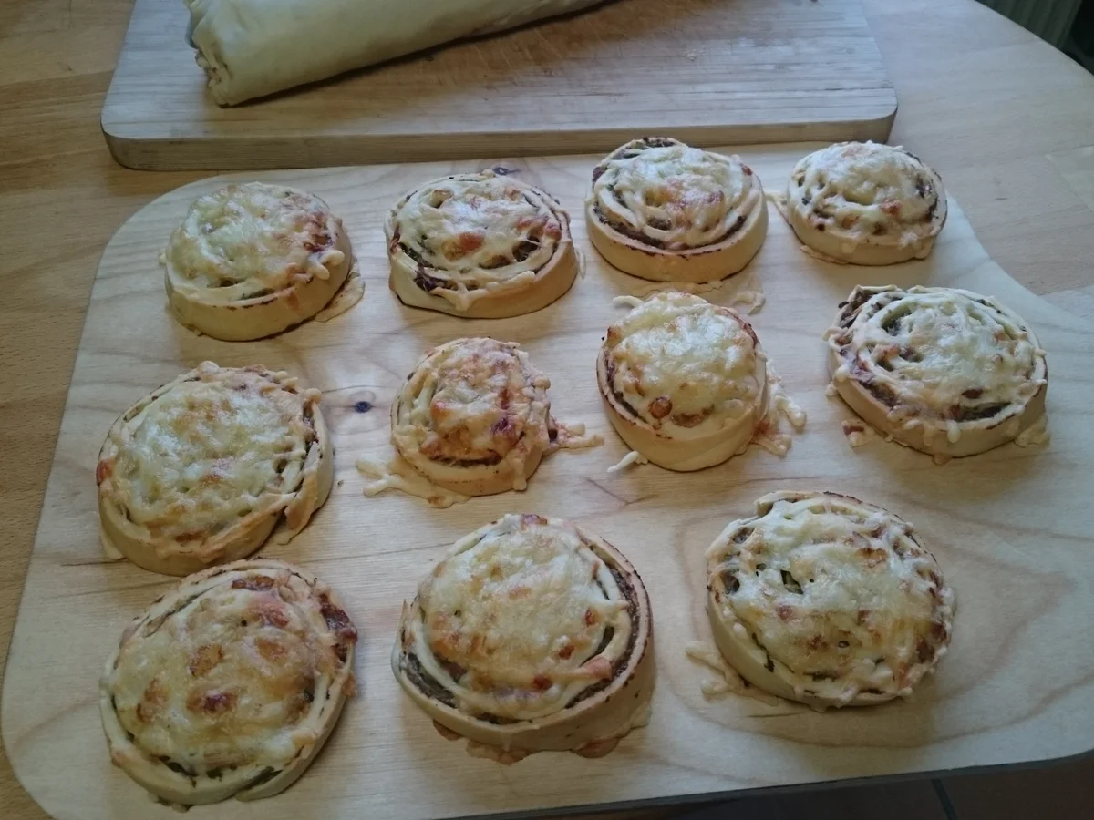 Hack-Käseschnecken. - Rezept - Bild Nr. 10377