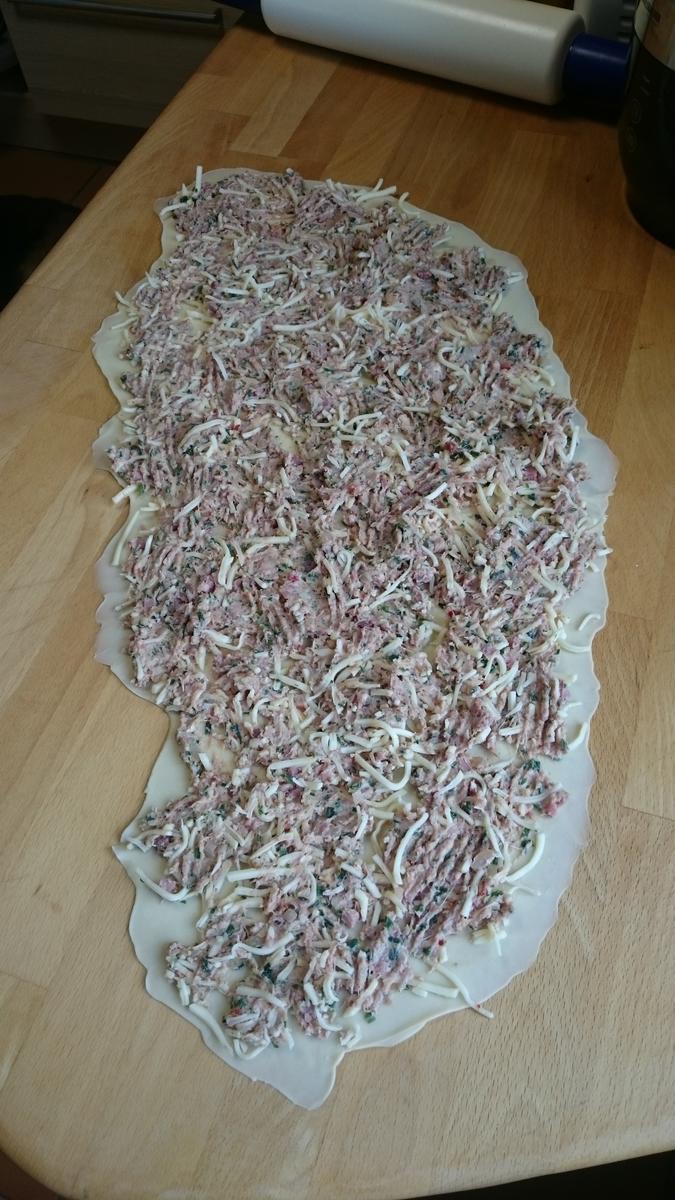 Hack-Käseschnecken. - Rezept - Bild Nr. 10380