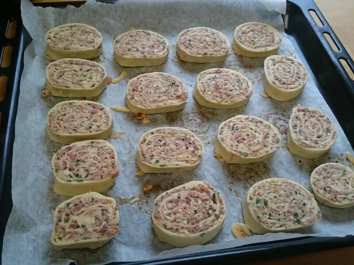Hack-Käseschnecken. - Rezept - Bild Nr. 10382