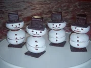 Pfefferkuchenschneemann - Rezept