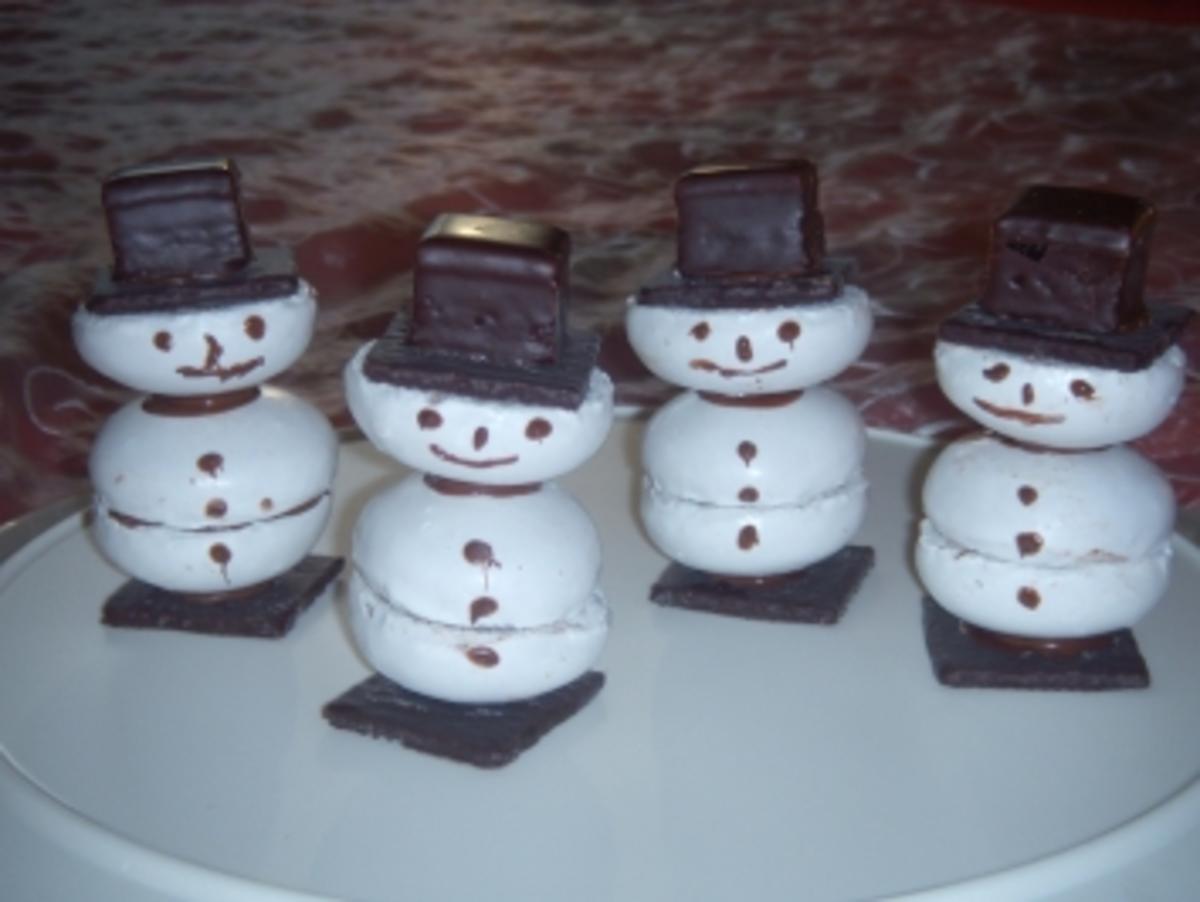 Bilder für Pfefferkuchenschneemann Weihnachtliches Mitbringsel - Rezept