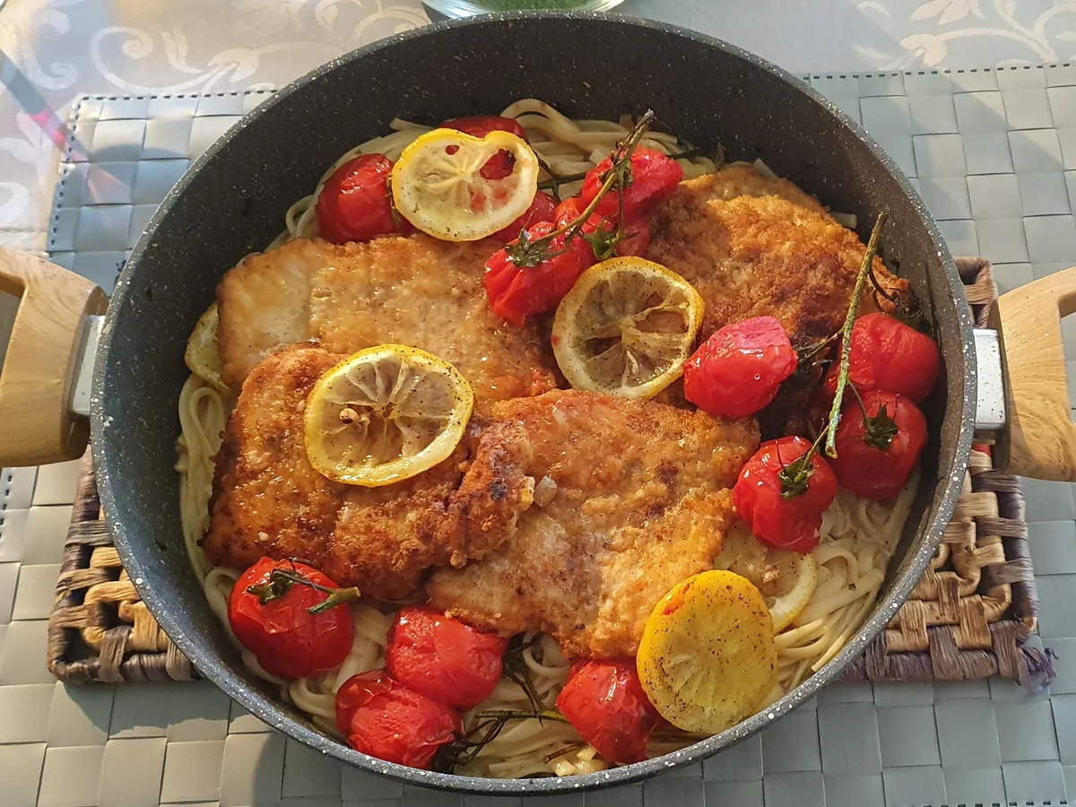 Putenschnitzel mit Bavette - Rezept - Bild Nr. 2
