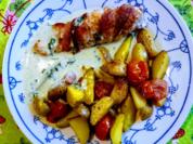 Hähnchen mit Basilikum-Sahne-Soße - Rezept - Bild Nr. 2