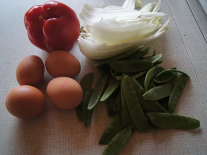 Rezept: Spiegeleier auf Wok-Gemüse Bild Nr. 3 Spiegeleier auf Wok-Gemüse - Rezept - Bild Nr. 3