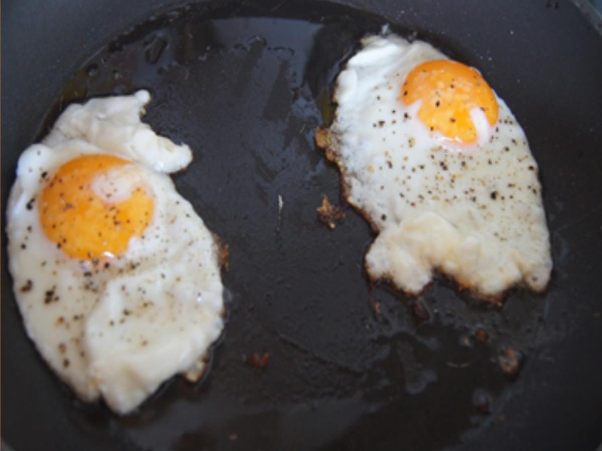 Spiegeleier auf Wok-Gemüse - Rezept - Bild Nr. 12