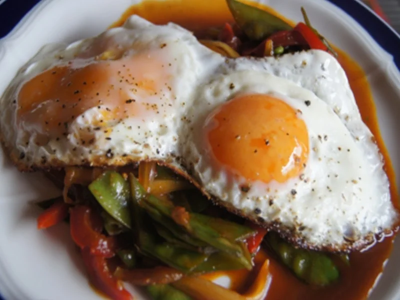 Rezept: Spiegeleier auf Wok-Gemüse Bild Nr. 15 Spiegeleier auf Wok-Gemüse - Rezept - Bild Nr. 15