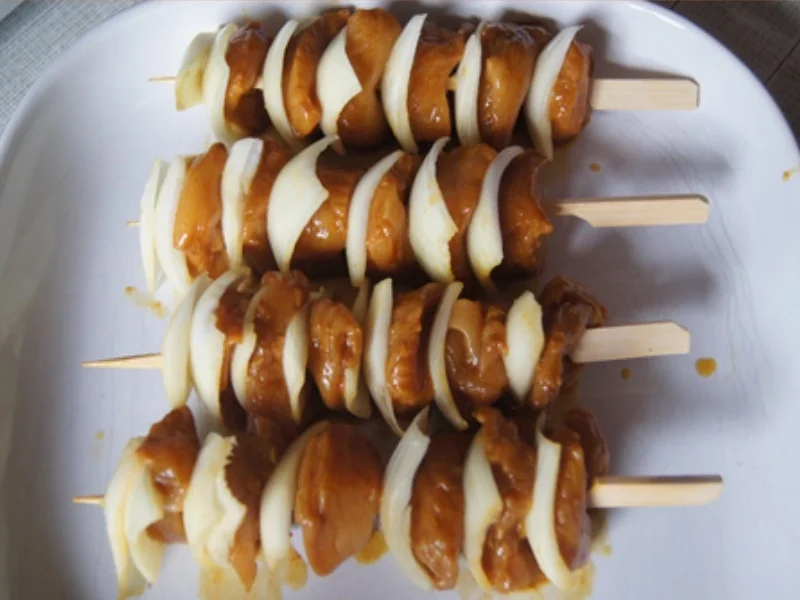 Hähnchenspieße mit warmen Linsensalat - Rezept - Bild Nr. 8