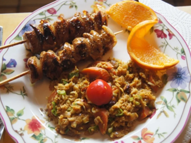 Hähnchenspieße mit warmen Linsensalat - Rezept - Bild Nr. 22