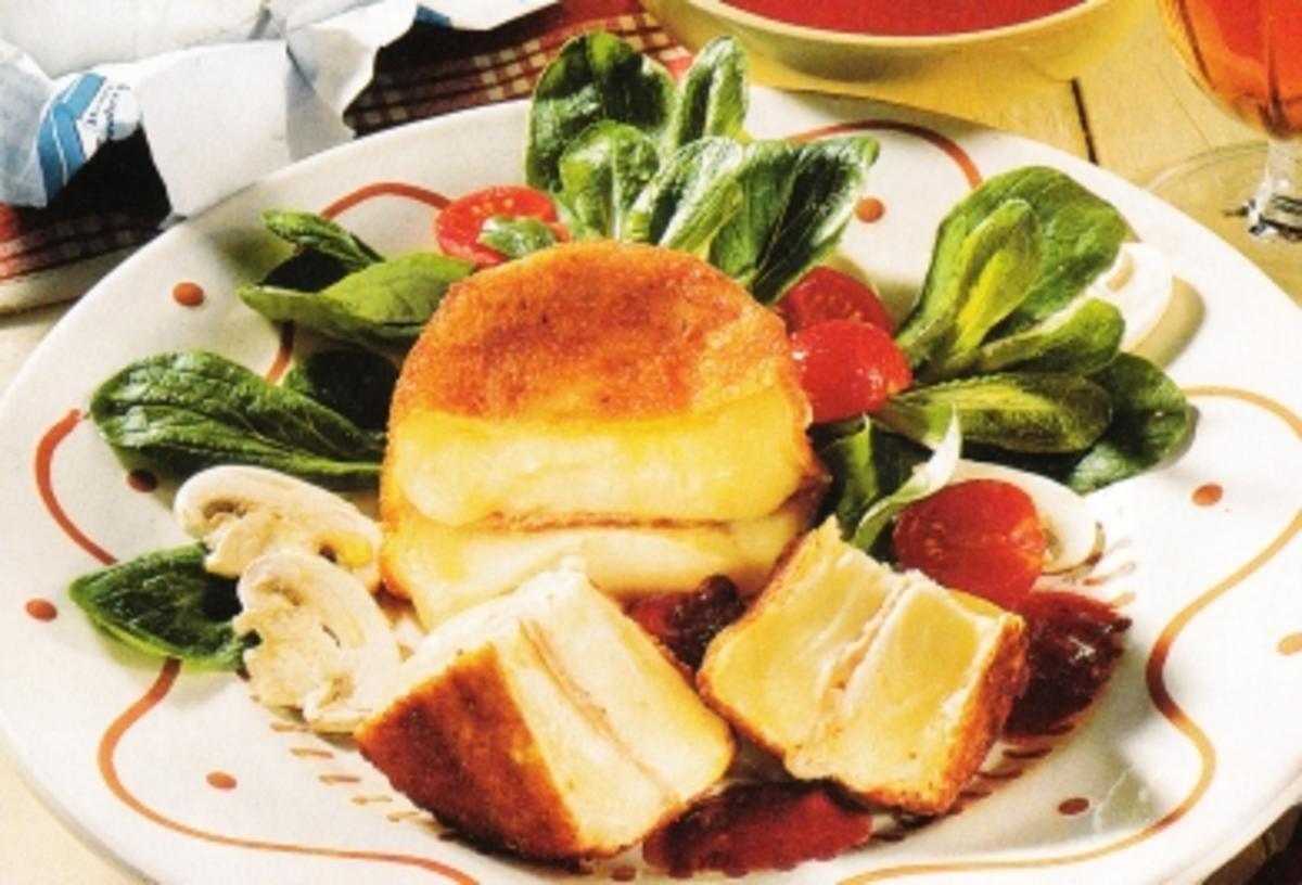 Bilder für Gebackener Weichkäse Cordon bleu - Rezept