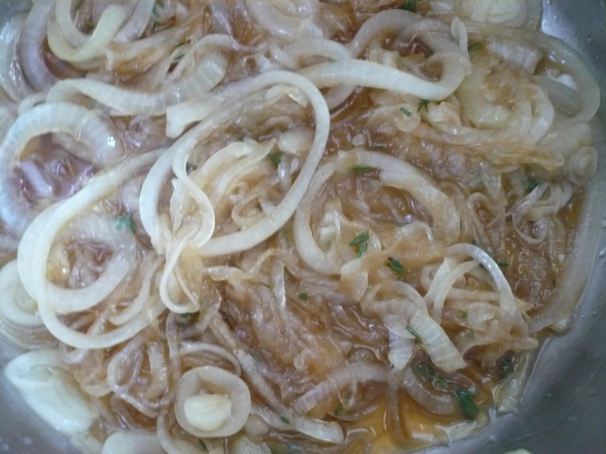 Rezept: Salzbraten mit Zwiebelsoße Bild Nr. 8 Salzbraten mit Zwiebelsoße - Rezept - Bild Nr. 8