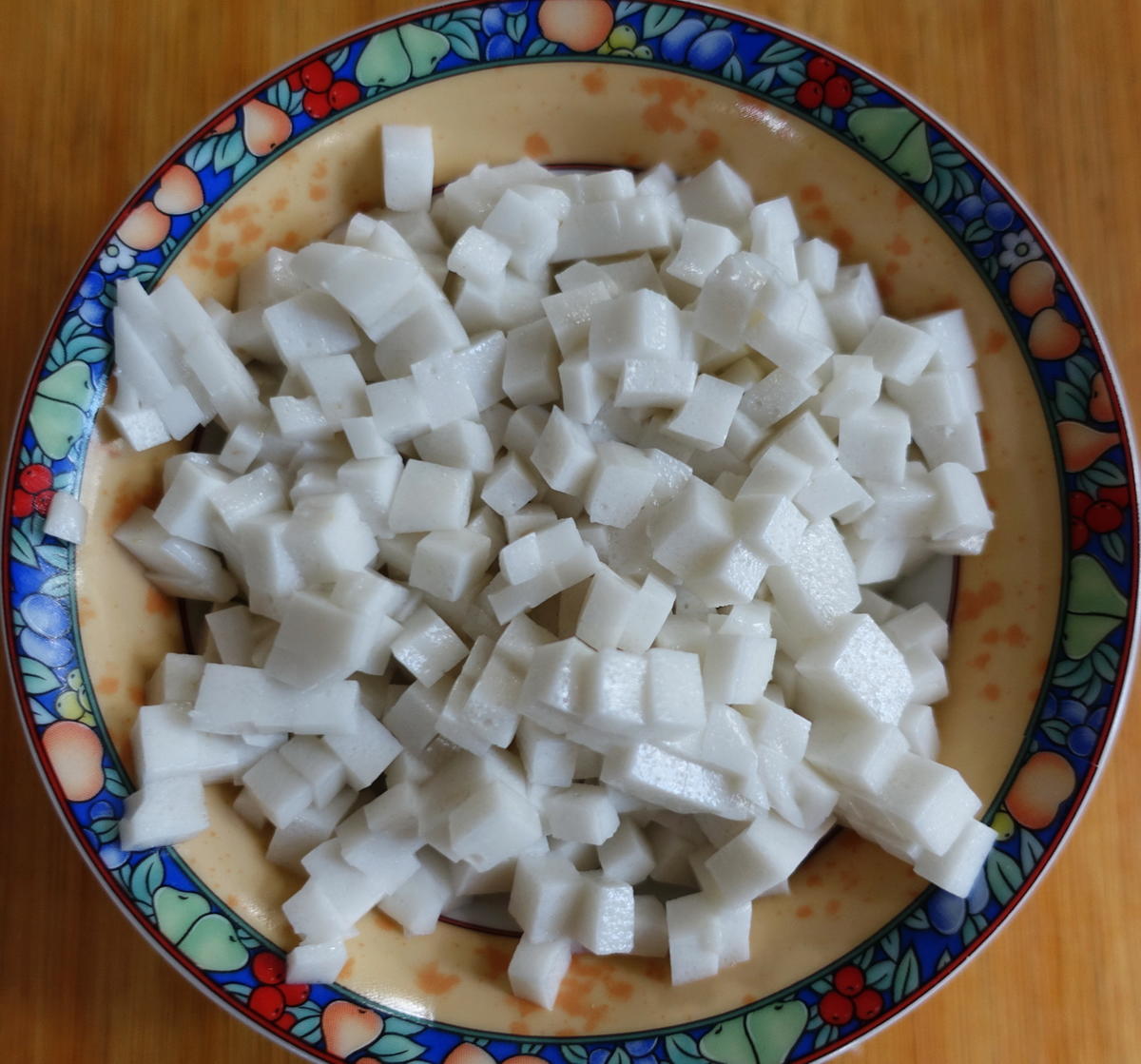 Kokosmilchwürfel süß-sauer zum Garnieren - Rezept - Bild Nr. 2
