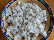 Kokosmilchwürfel süß-sauer zum Garnieren - Rezept - Bild Nr. 2