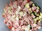 Tortellinisalat mit Zucchini und Schinken und Tomaten - Rezept - Bild Nr. 2