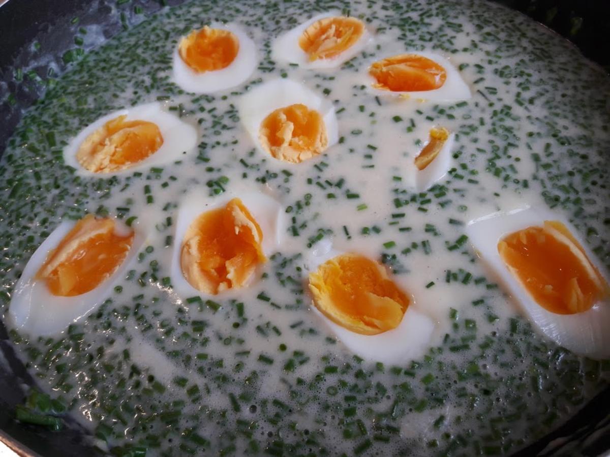 Spargel zu Eier in Schnittlauchsoße - Rezept - Bild Nr. 12