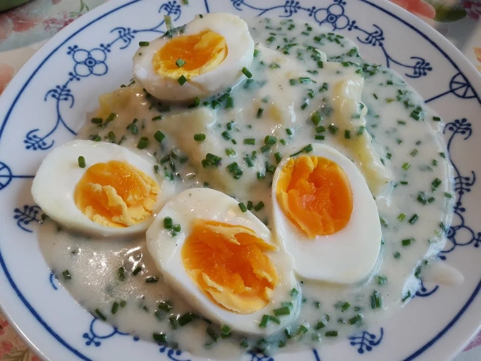 Spargel zu Eier in Schnittlauchsoße - Rezept - Bild Nr. 14