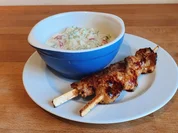 Rezept: Teriyaki Putenspießchen mit Gurkensalat Bild Nr. 2 Teriyaki Putenspießchen mit Gurkensalat - Rezept - Bild Nr. 2