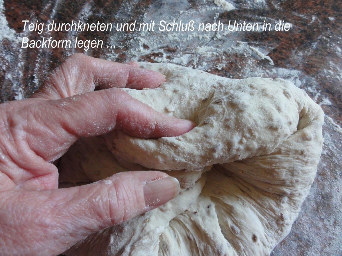 Brot:   KRUSTENBROT, herzhaft  mit Körnern + Saaten - Rezept - Bild Nr. 6