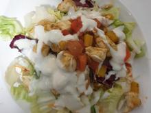 Salat mit Putenfleisch und Paprika - Rezept - Bild Nr. 4