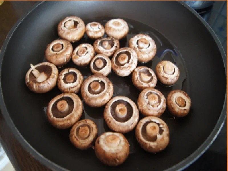 Hähnchen-Gemüse-Spieße mit Champignons und Basmatireis - Rezept - Bild Nr. 15