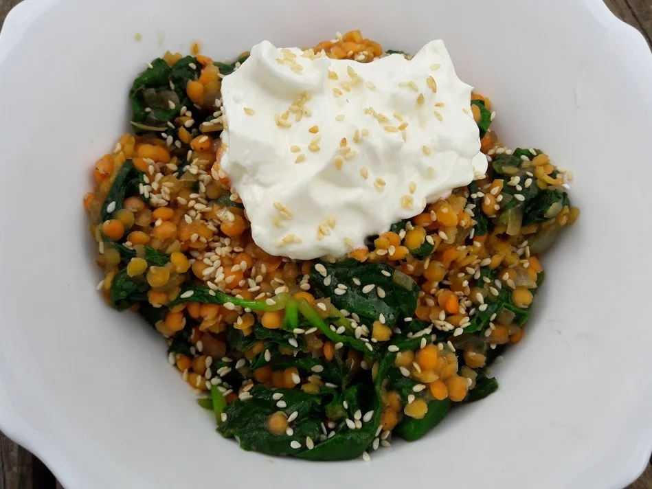 Rezept: Linsen mit Spinat Bild Nr. 2 Linsen mit Spinat - Rezept - Bild Nr. 2