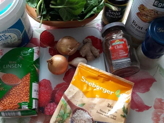 Rezept: Linsen mit Spinat Bild Nr. 4 Linsen mit Spinat - Rezept - Bild Nr. 4