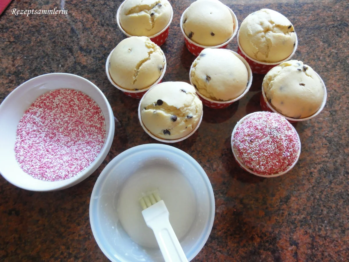 Rührteig:   feine VANILLE ~ MUFFINS zum Muttertag - Rezept - Bild Nr. 7