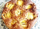 Versunkener Apfelkuchen mit Mandeln und Walnüssen - Rezept - Bild Nr. 2