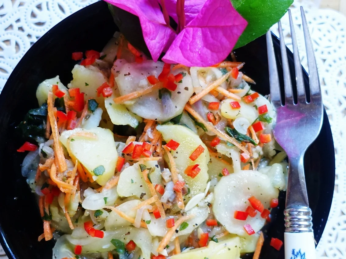 Rustikaler Kartoffelsalat Bauernlob - Rezept - Bild Nr. 2