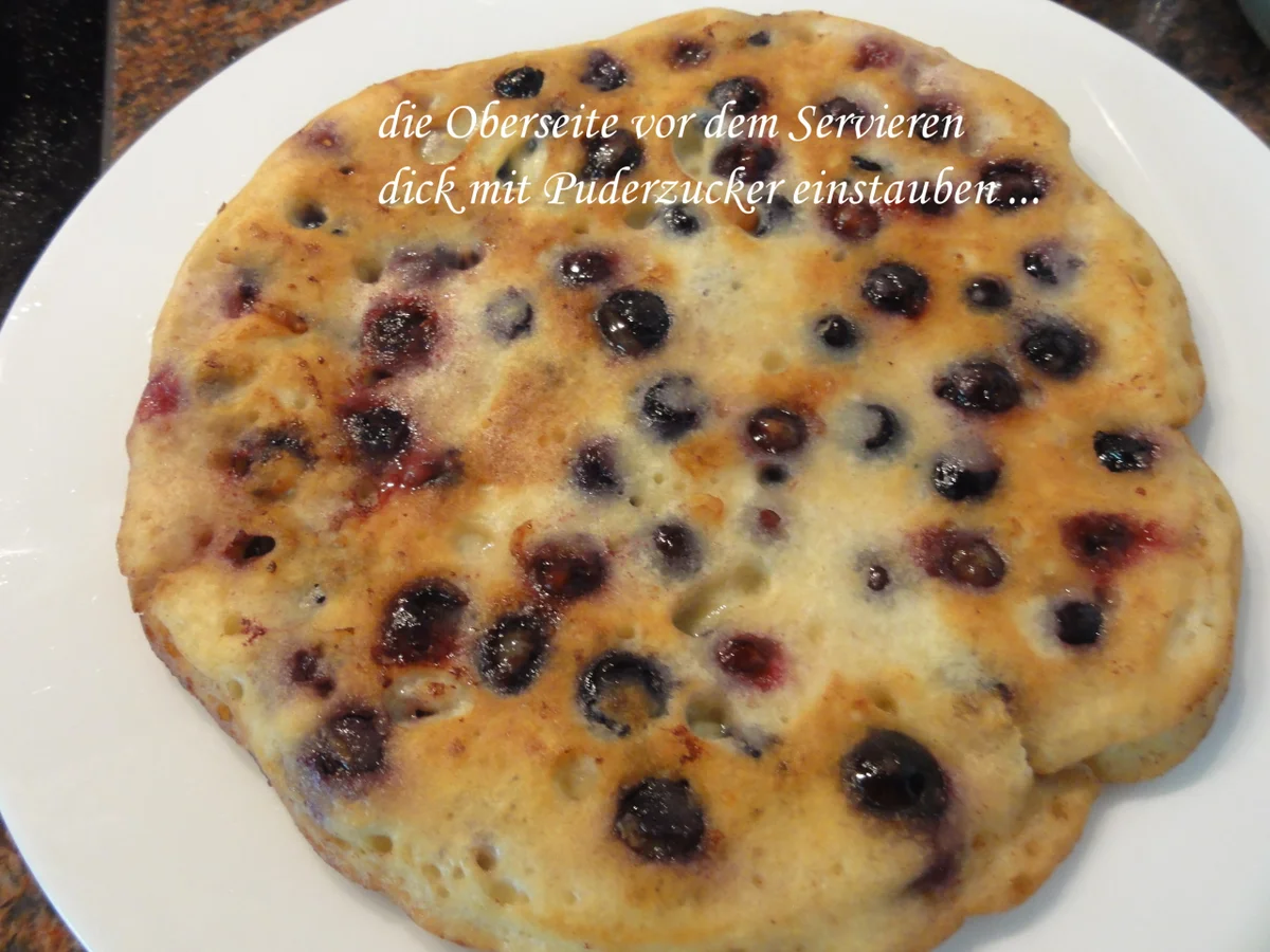 Rührteig:    BLAUBEER ~ PFANNKUCHEN - Rezept - Bild Nr. 10389