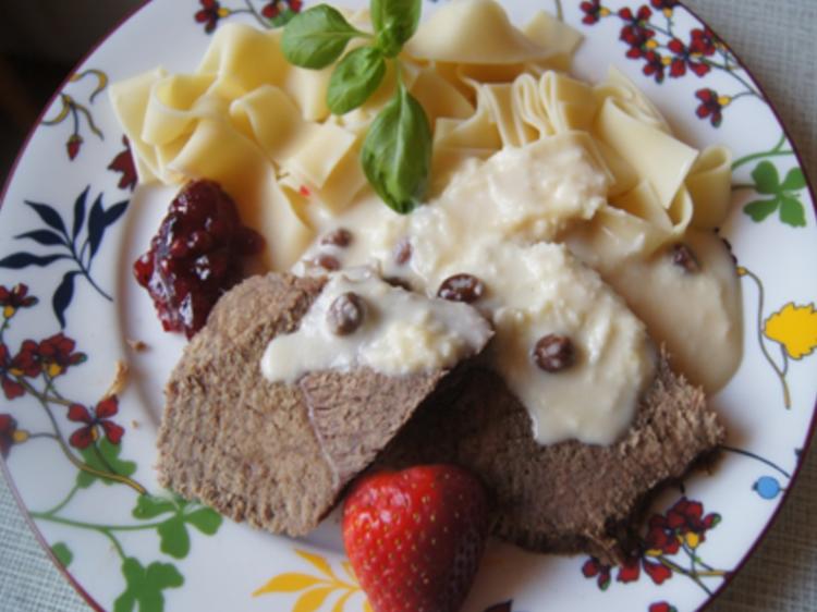 Tafelspitz Mit Apfel-Kren Und Bandnudeln - Rezept - Kochbar.de