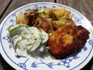 Rezept: Schnitzel mit Bratkartoffeln Bild Nr. 2 Schnitzel mit Bratkartoffeln - Rezept - Bild Nr. 2