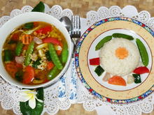 Balinesische Hühnersuppe mit Reis - Rezept - Bild Nr. 2