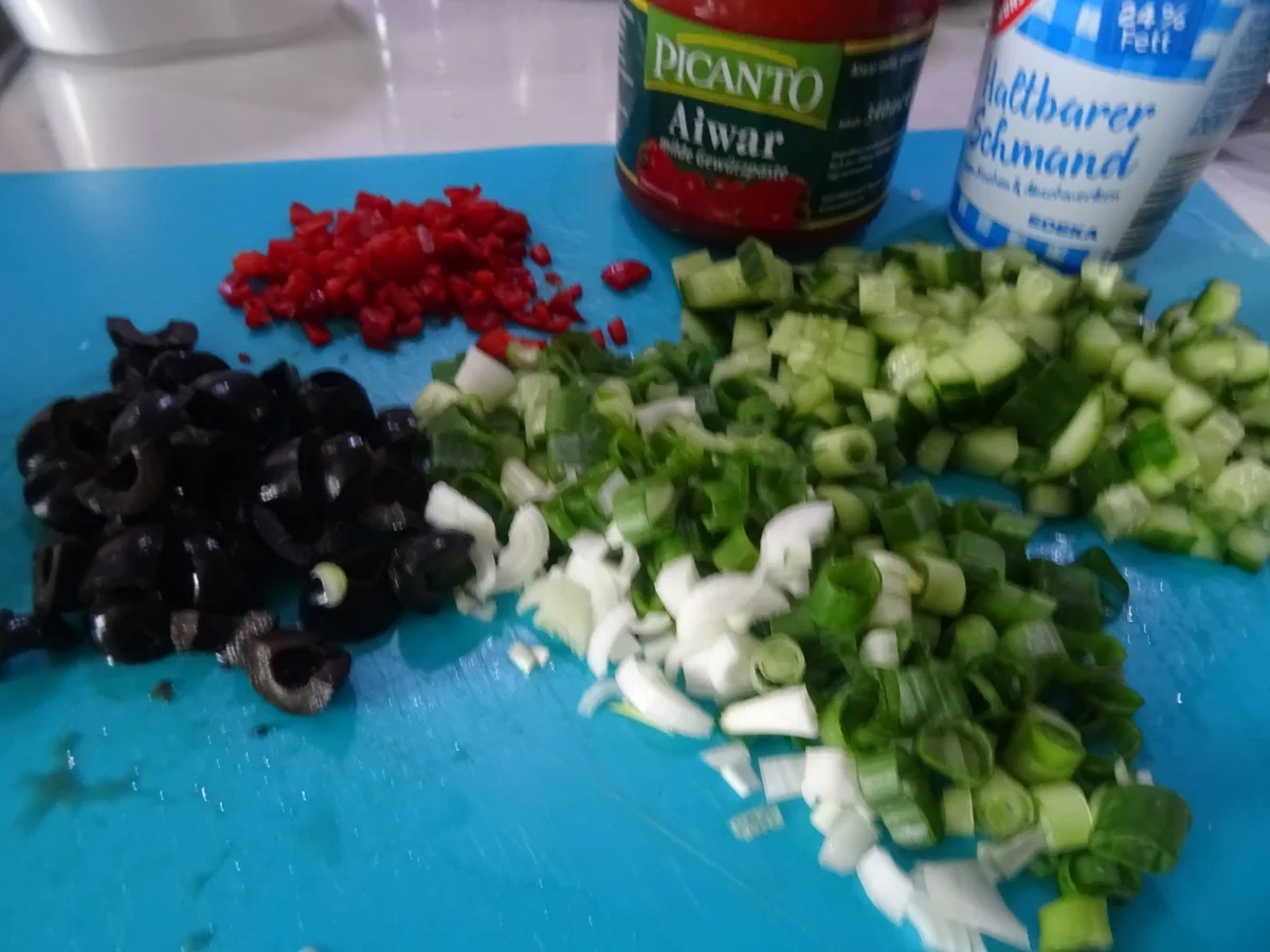 Rezept: Kritharaki-Salat scharf Bild Nr. 6 Kritharaki-Salat scharf - Rezept - Bild Nr. 6