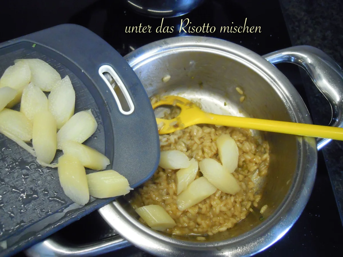 Spargel Risotto im Rucola Bett - Rezept - Bild Nr. 12